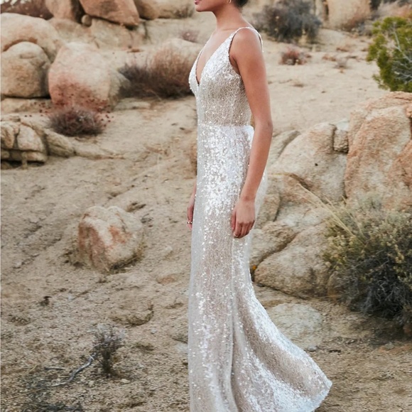 Dress the Population Dresses & Skirts - Dress the Population Sharon Sequin Maxi Formal Gown Size